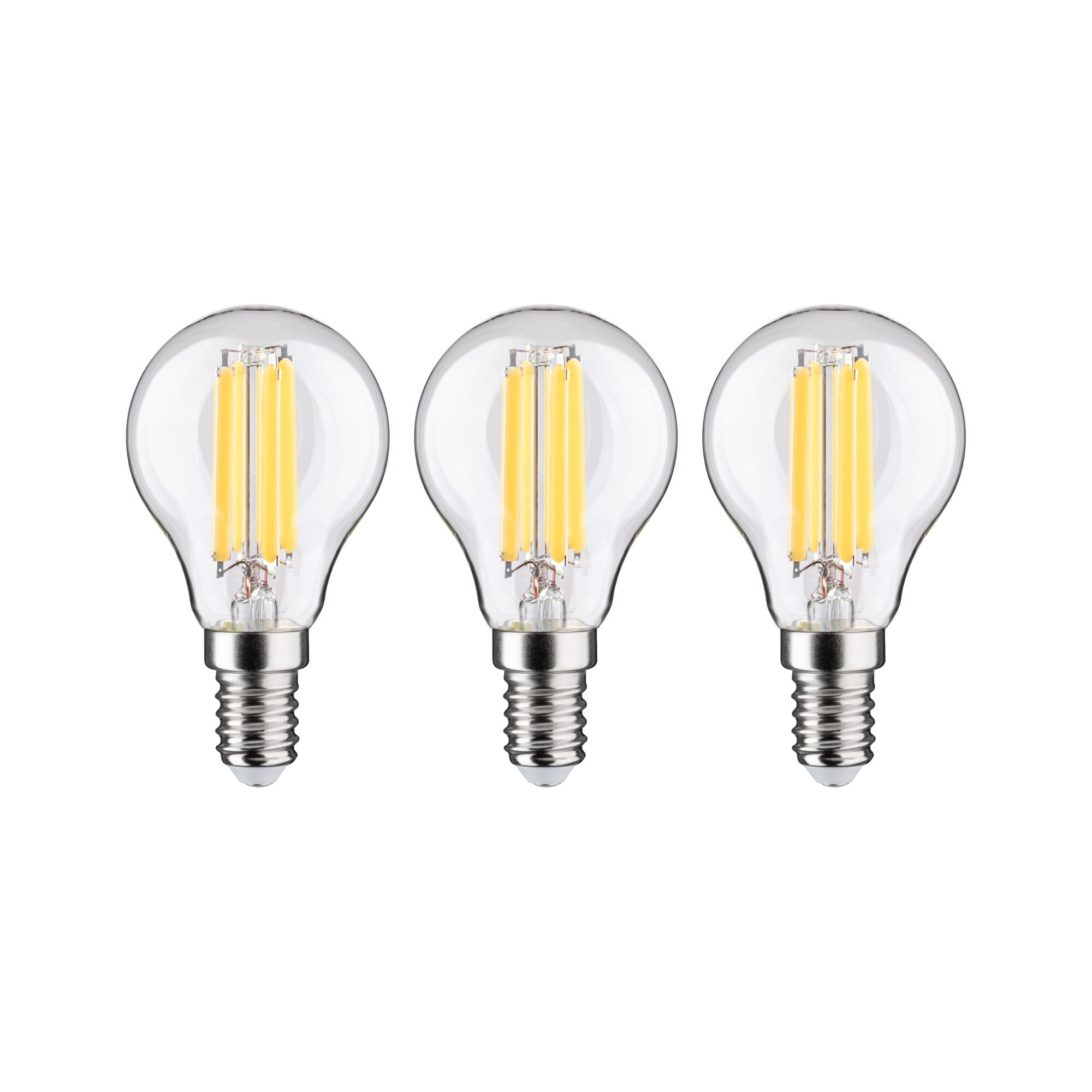 Eco - Line LED Tropfen 3er - Pack 82mm 525lm 2,5W 3000K Klar - Paulmann - 29200