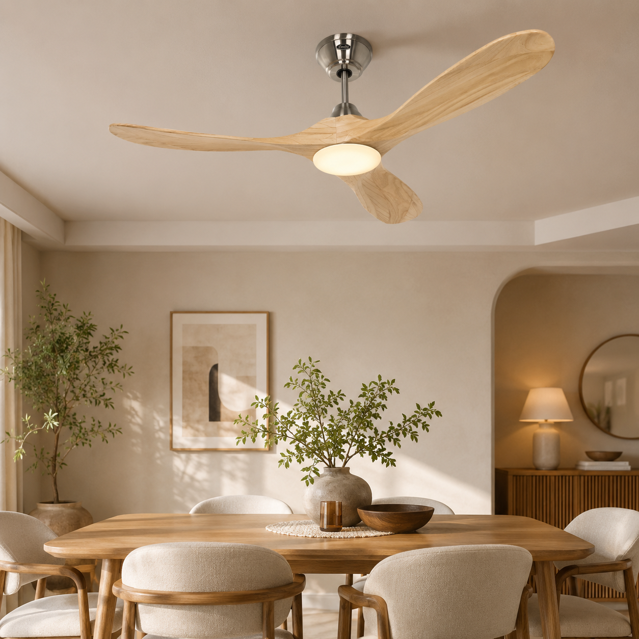 Eco Genuino-L 122 Deckenventilator mit Licht