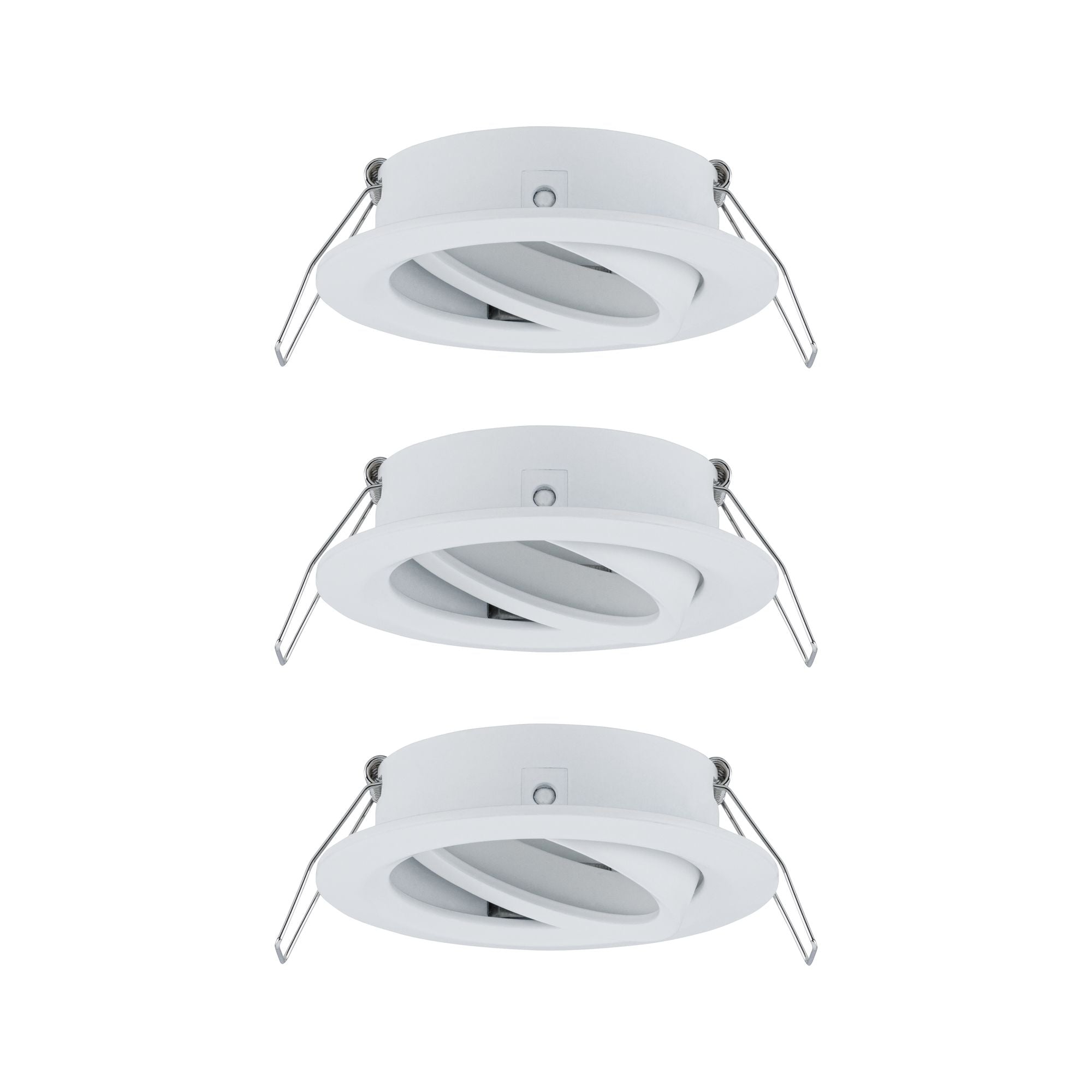 Einbauleuchte Choose Basisset schwenkbar rund 84mm 50° max. 3x10W 230V dimmbar Weiß matt - Paulmann - 92486
