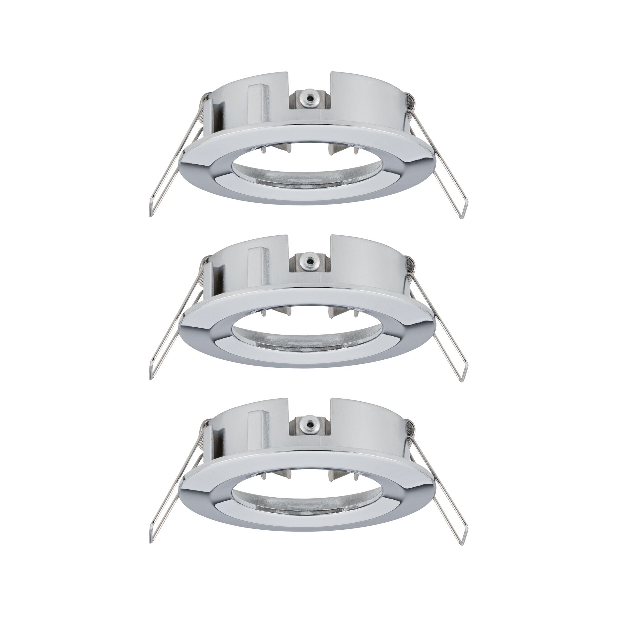 Einbauleuchte Choose Basisset starr IP44 rund 78mm max. 3x10W 230V dimmbar Chrom - Paulmann - 92482