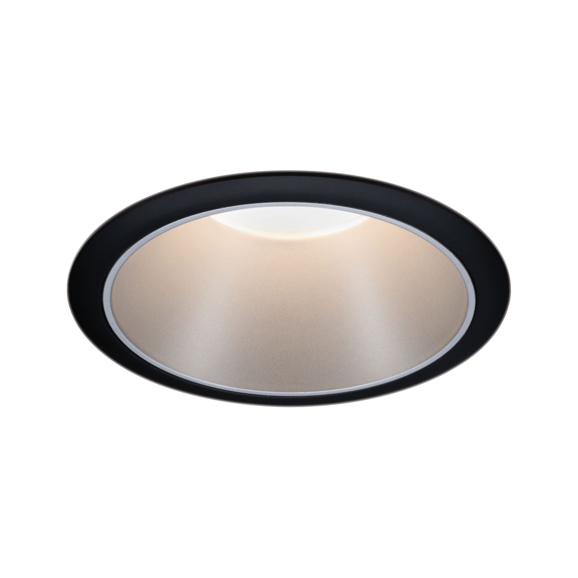Einbauleuchte Cole rund 88mm GU10 max. 10W 230V dimmbar Schwarz/Silber - Paulmann - 93397
