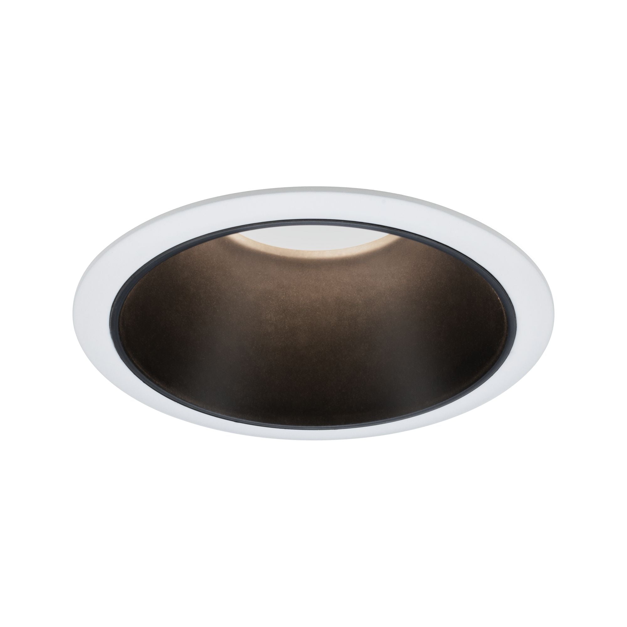 Einbauleuchte Cole rund 88mm GU10 max. 10W 230V dimmbar Weiß/Schwarz matt - Paulmann - 93394