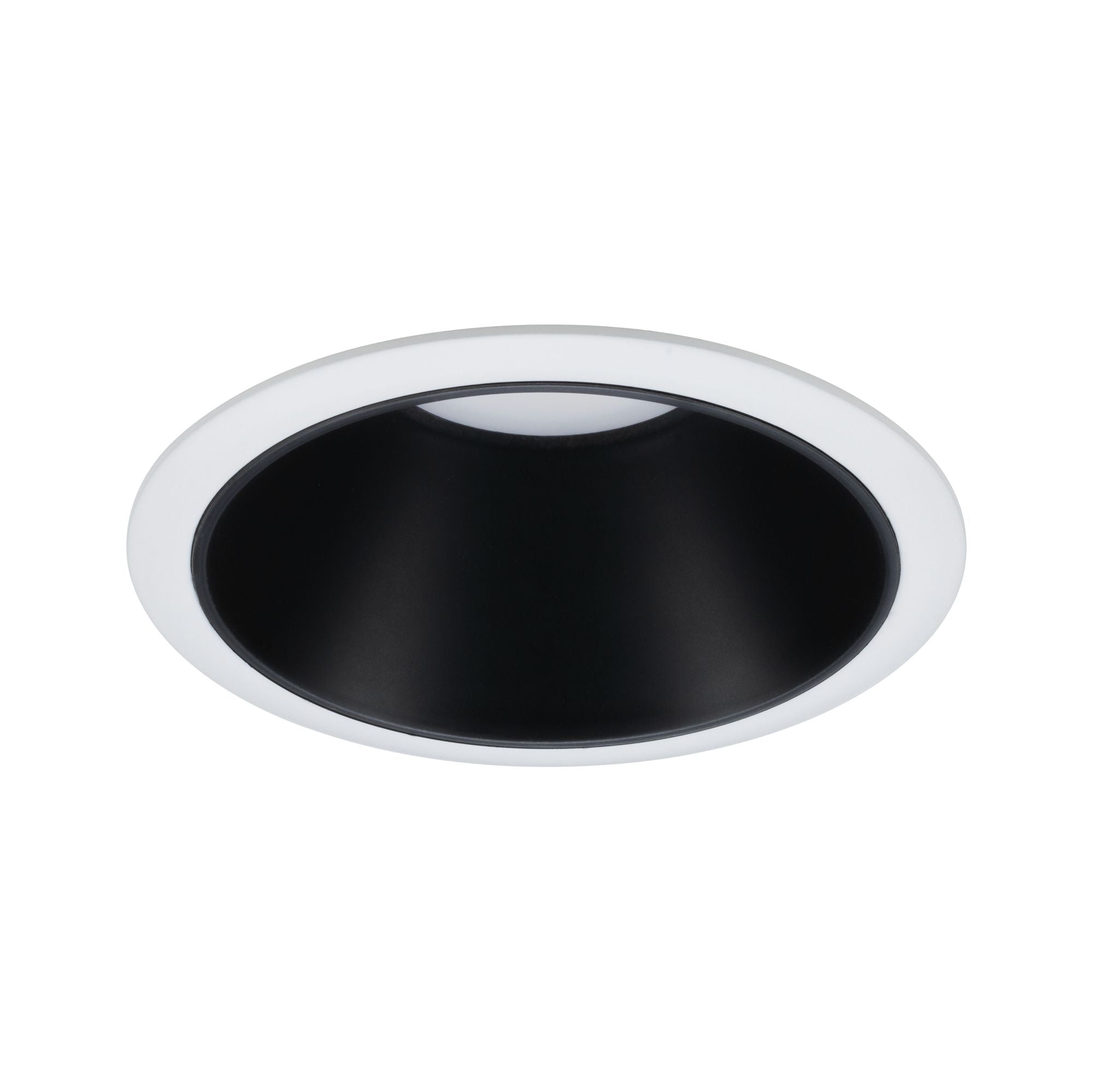 Einbauleuchte Cole rund 88mm GU10 max. 10W 230V dimmbar Weiß/Schwarz matt - Paulmann - 93394
