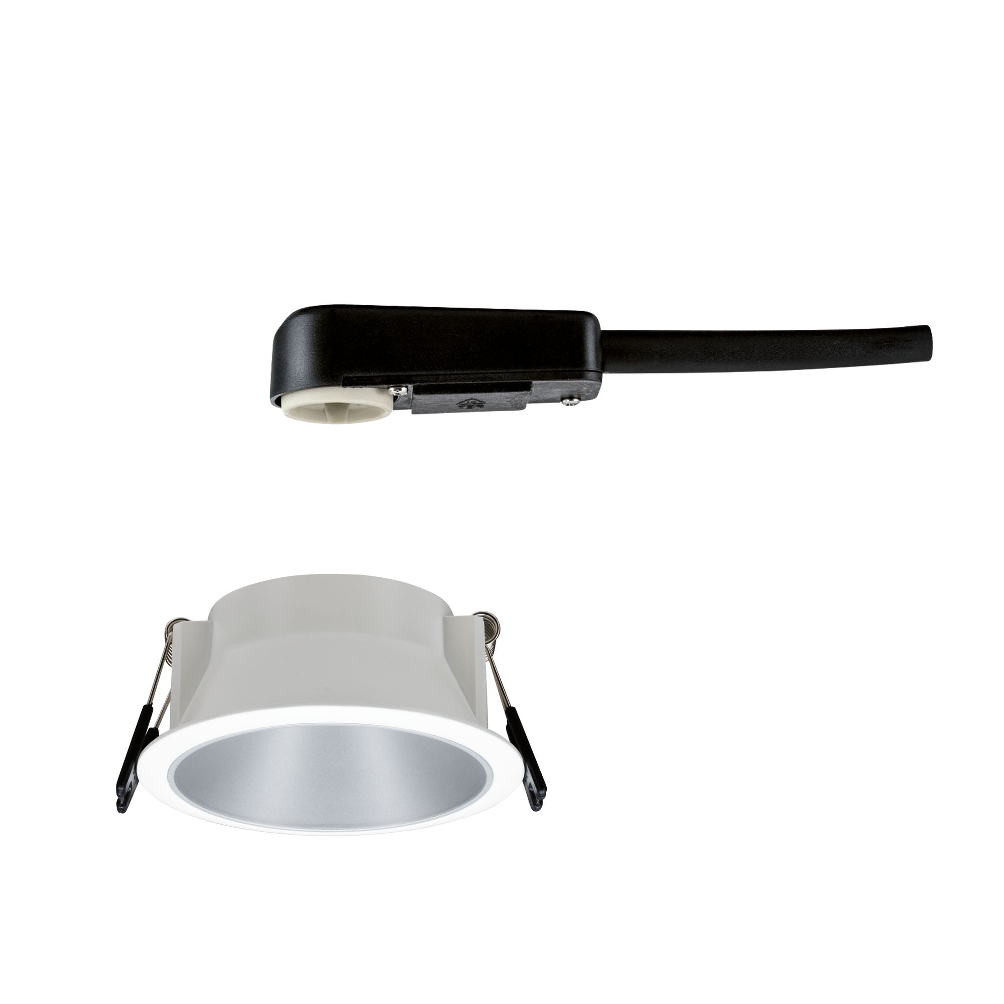 Einbauleuchte Cole rund 88mm GU10 max. 10W 230V dimmbar Weiß/Silber - Paulmann - 93398