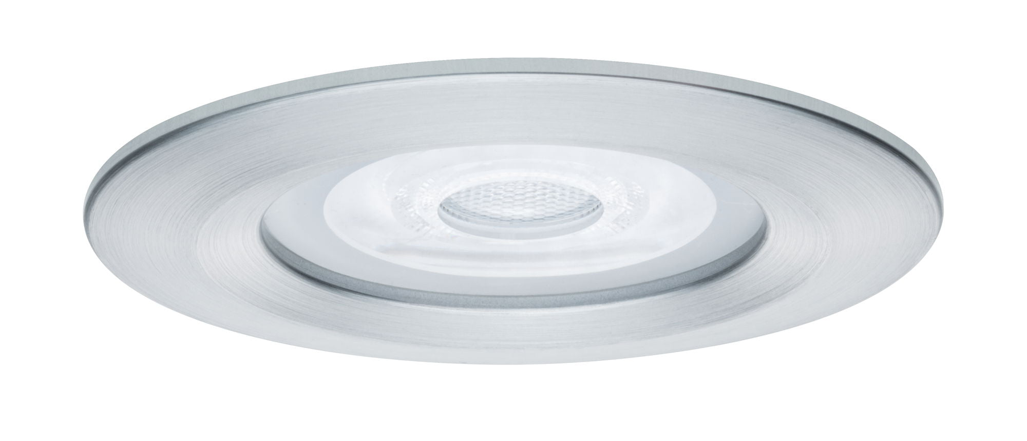 Einbauleuchte Nova starr rund 78mm GU10 max. 35W 230V dimmbar Alu gedreht - Paulmann - 93632
