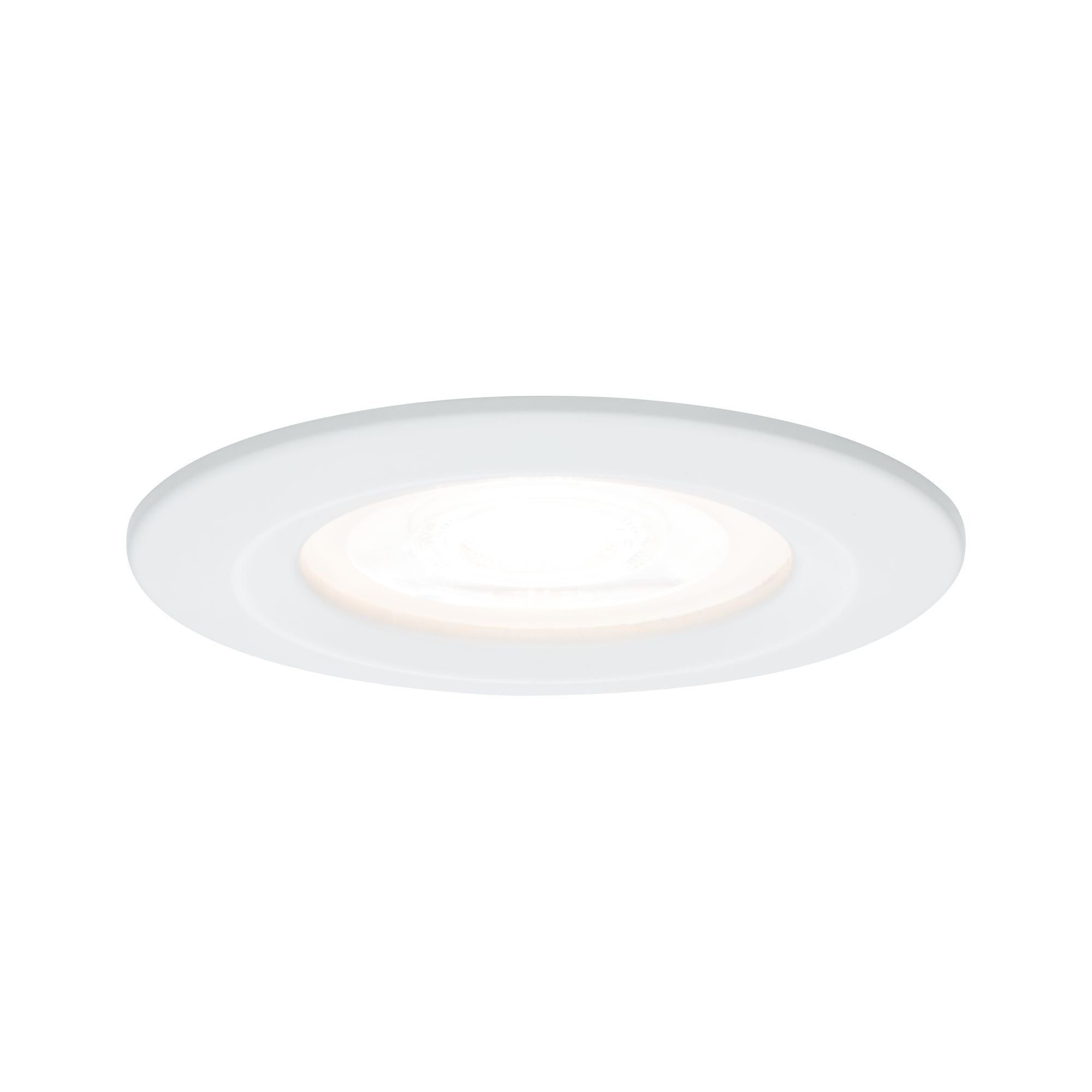 Einbauleuchte Nova starr rund 78mm GU10 max. 35W 230V dimmbar Weiß matt - Paulmann - 93631