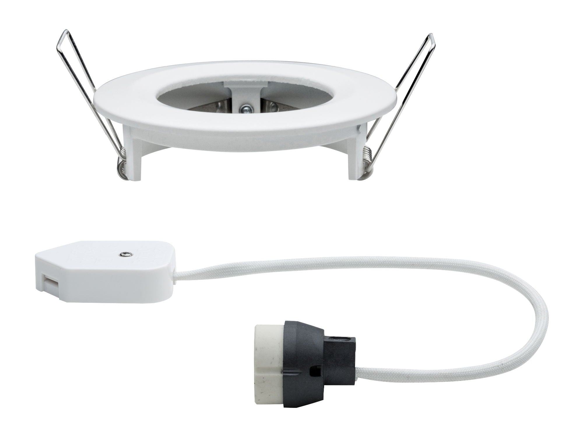 Einbauleuchte Nova starr rund 78mm GU10 max. 35W 230V dimmbar Weiß matt - Paulmann - 93631