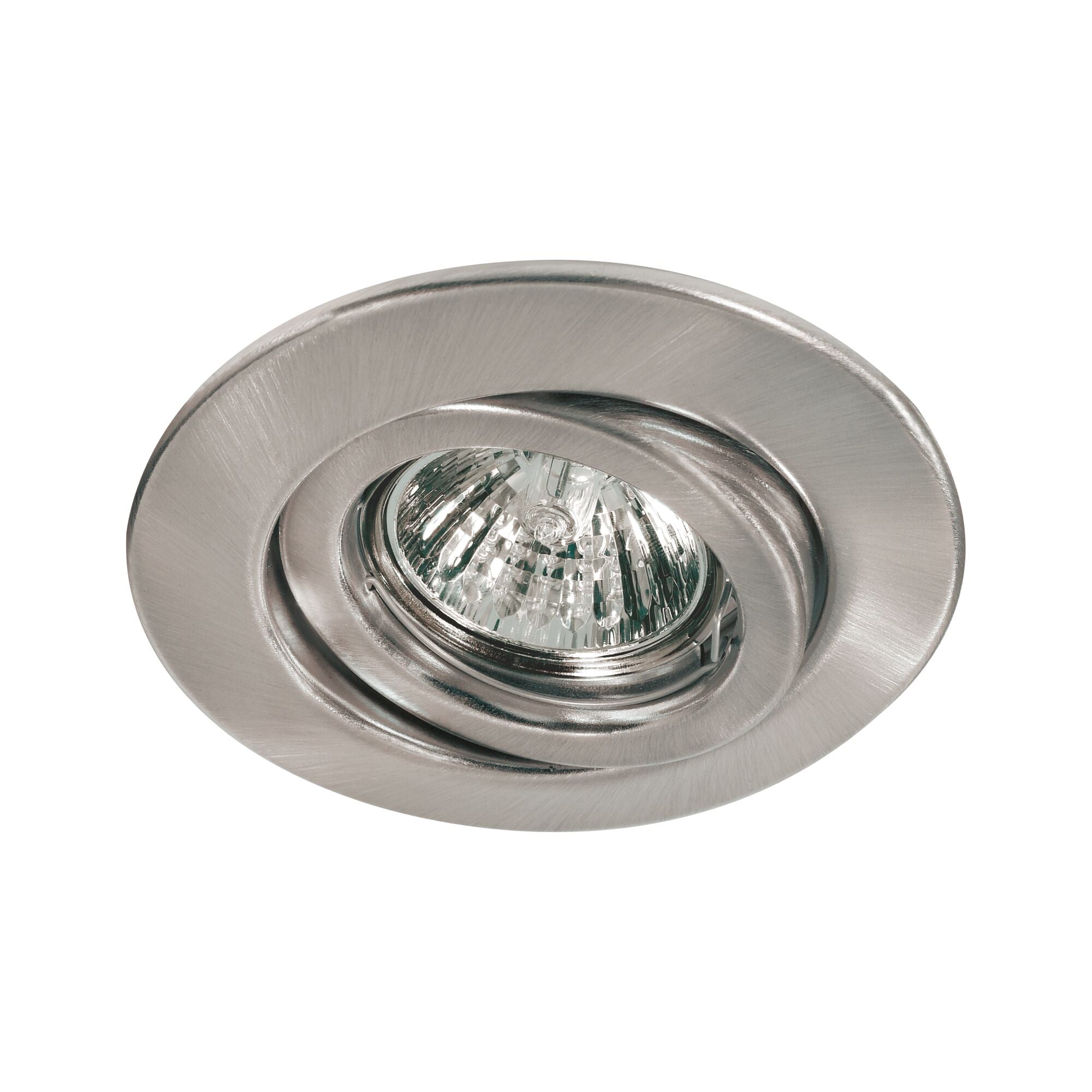 Einbauleuchte Quality schwenkbar rund 110mm 20° GU5,3 max. 50W 12V dimmbar Eisen gebürstet - Paulmann - 98968