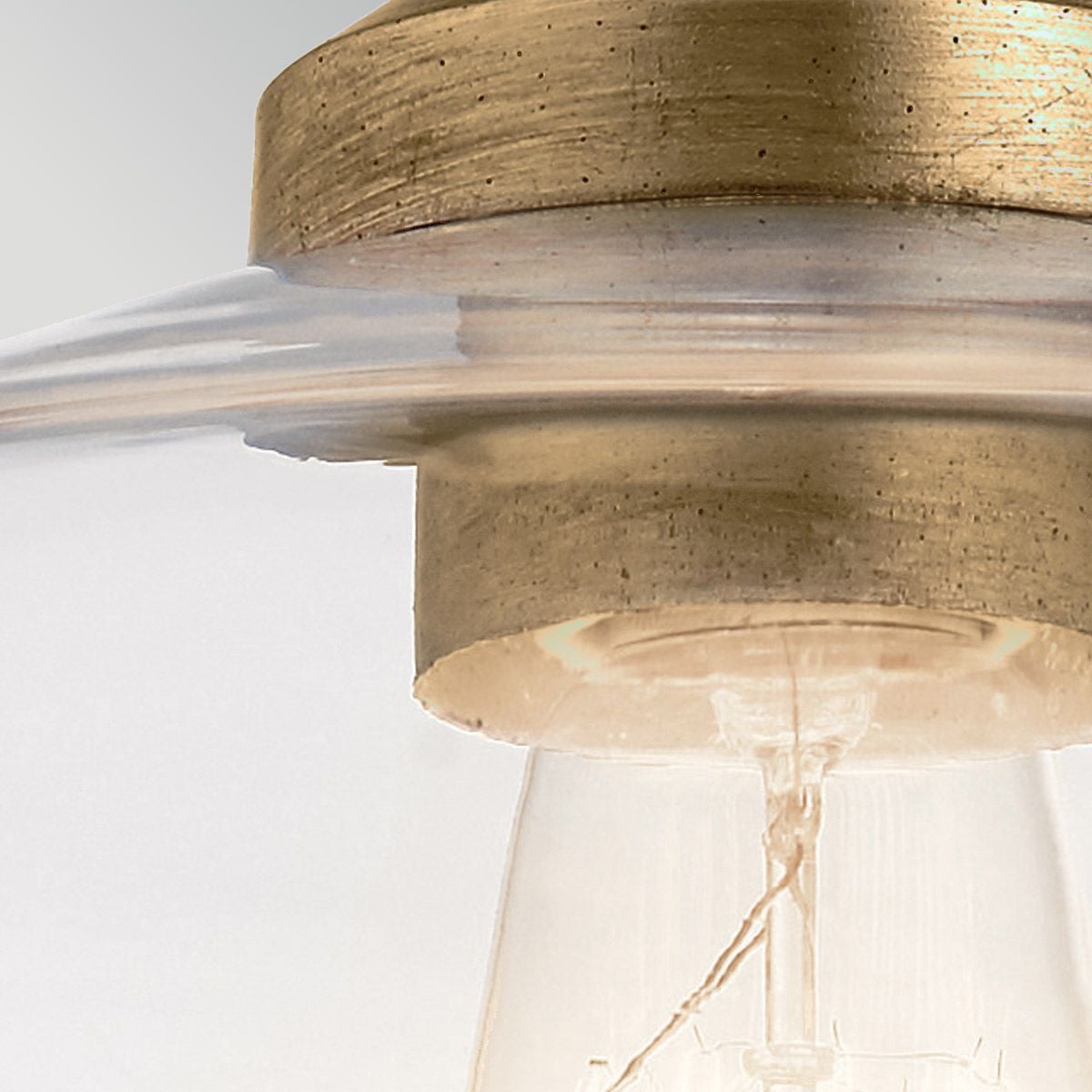 Elstead Lighting Notting Hill Suspension 1 lumière en verre