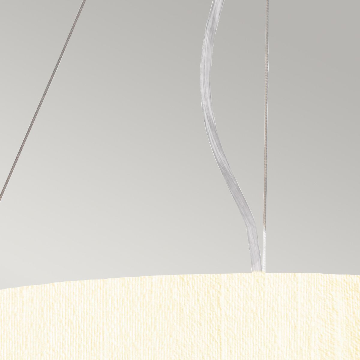 18 - Zoll - Pendelleuchte „Pearce“ mit Deckenleuchte aus gealtertem Messing – gealtertes Messing mit elfenbeinfarbenem Schirm - Elsteadlighting - DL - PEARCE18 - 3LT - IV - AB