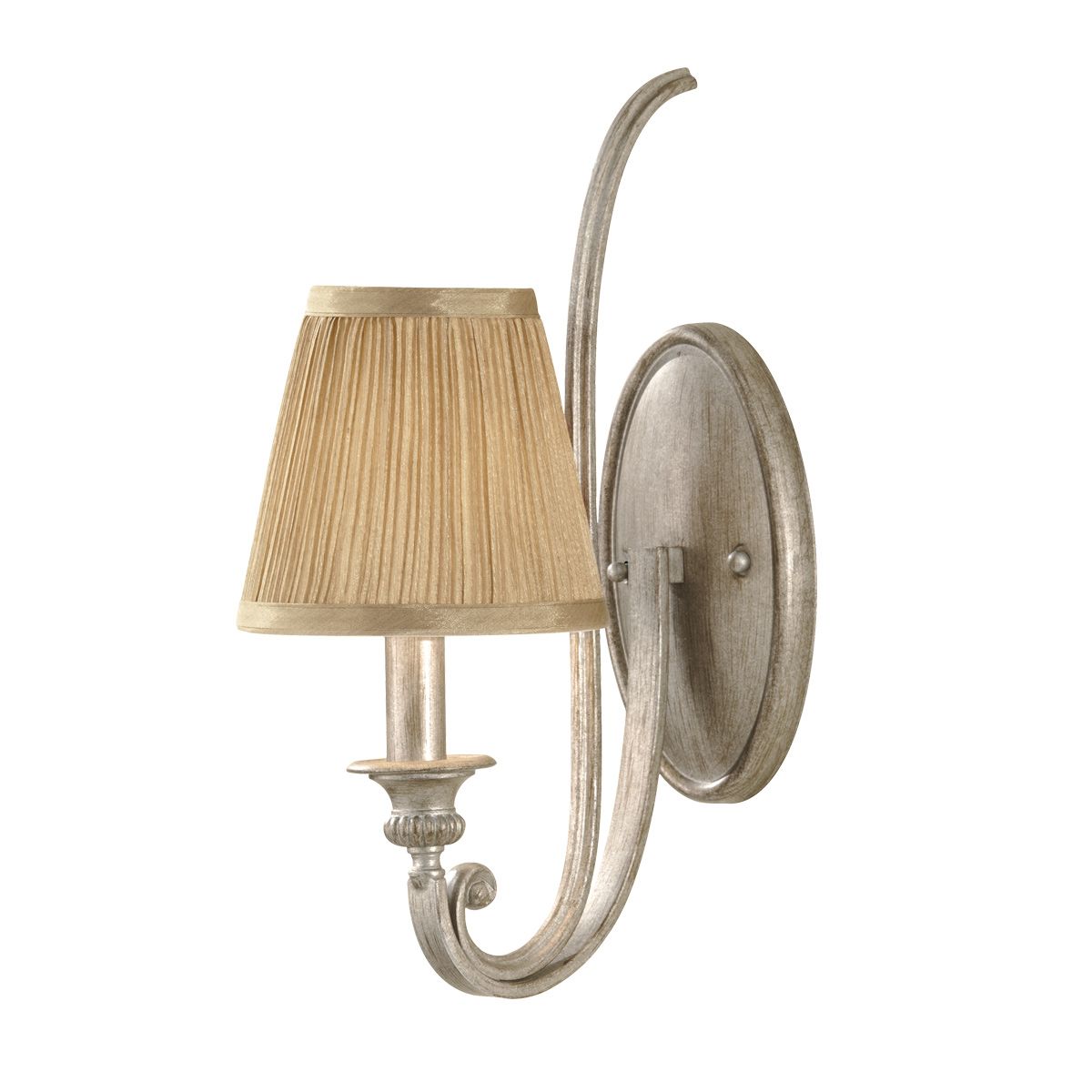 Abbey 1-flammige Wandleuchte - Silbersand - Elsteadlighting - leuchtengrosshandel24