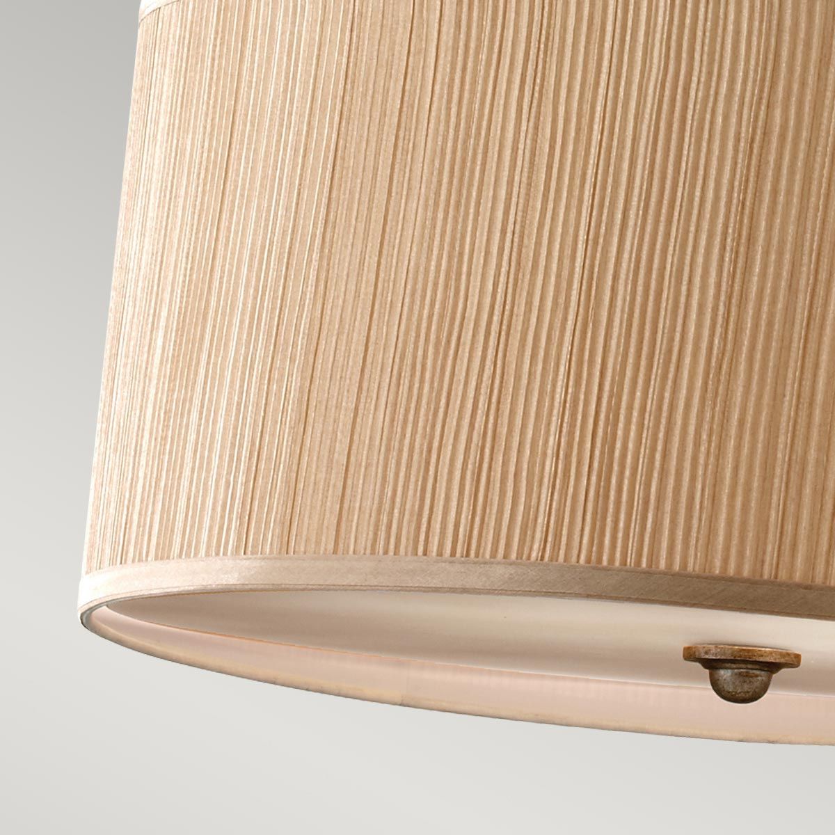 Abbey 3-flammige Pendelleuchte - Silbersand - Elsteadlighting - leuchtengrosshandel24