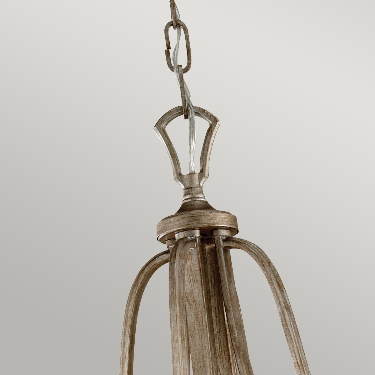 Abbey 3-flammige Pendelleuchte - Silbersand - Elsteadlighting - leuchtengrosshandel24