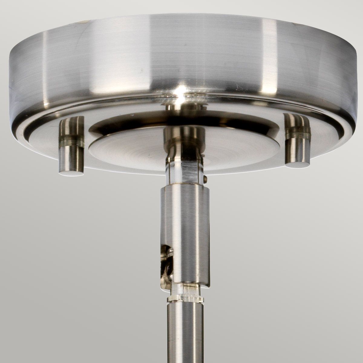 Agatha 1-flammige Pendelleuchte - Gebürstetes Nickel - Elsteadlighting - leuchtengrosshandel24
