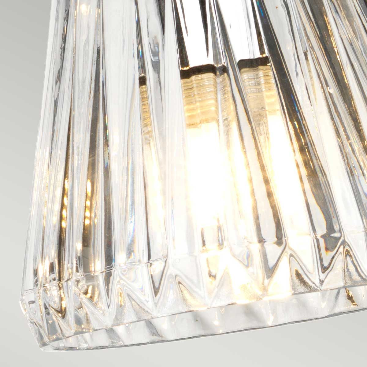 Agatha 3-flammige Pendelleuchte - Poliertes Chrom - Elsteadlighting - leuchtengrosshandel24