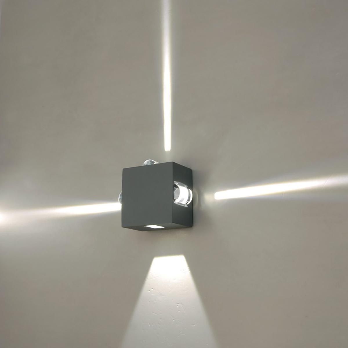 Agner 4 - flammige Wandleuchte - Graphit - Elsteadlighting - AGNER - 4W