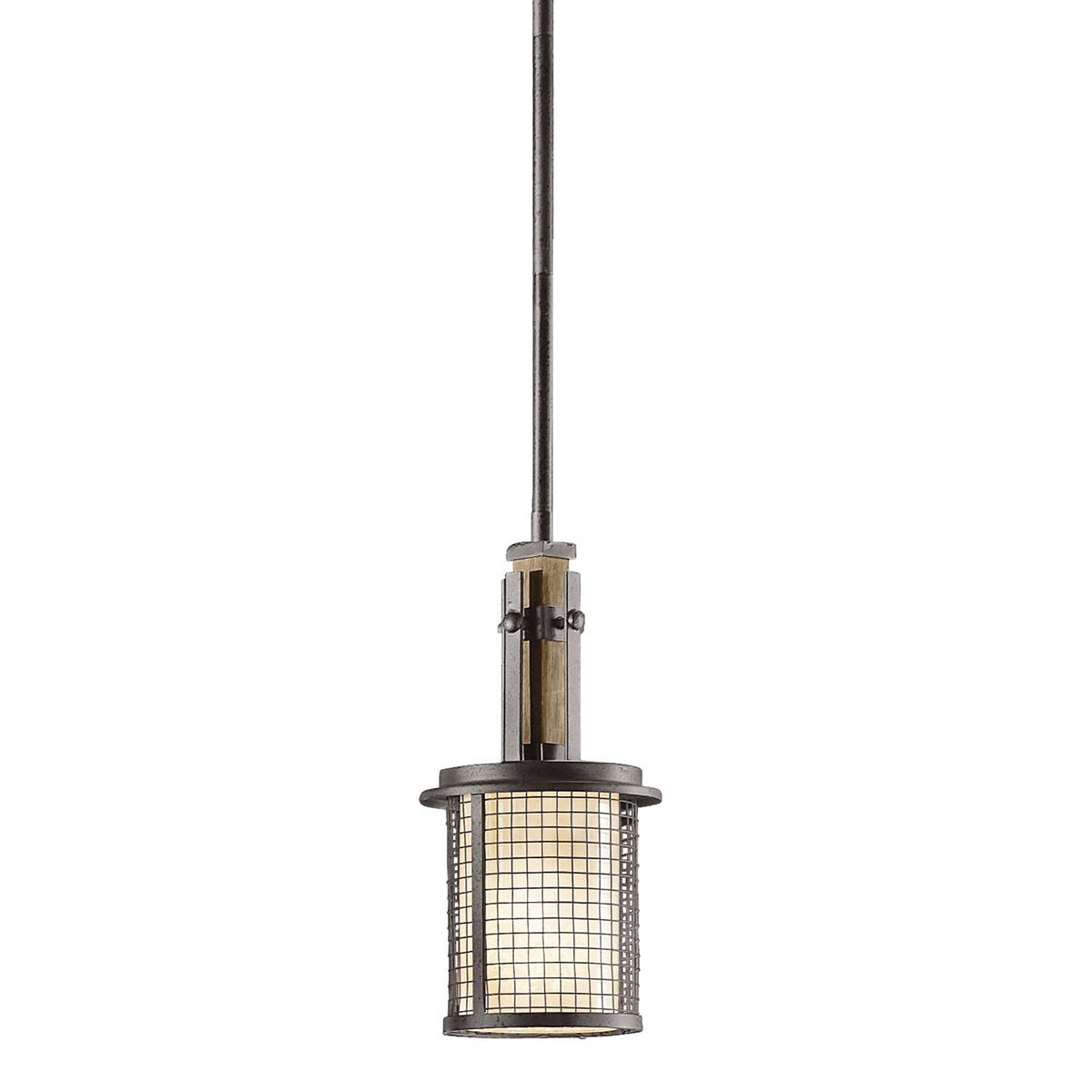 Ahrendale 1-flammige Mini-Pendelleuchte - Ambosseisen - Elsteadlighting - leuchtengrosshandel24