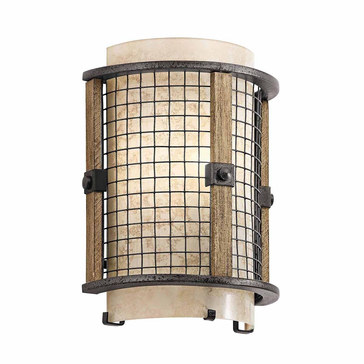Ahrendale 1-flammige Wandleuchte - Ambosseisen - Elsteadlighting - leuchtengrosshandel24