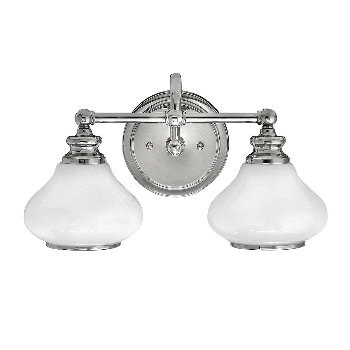 Ainsley 2-flammige Wandleuchte - Poliertes Chrom - Elsteadlighting - leuchtengrosshandel24