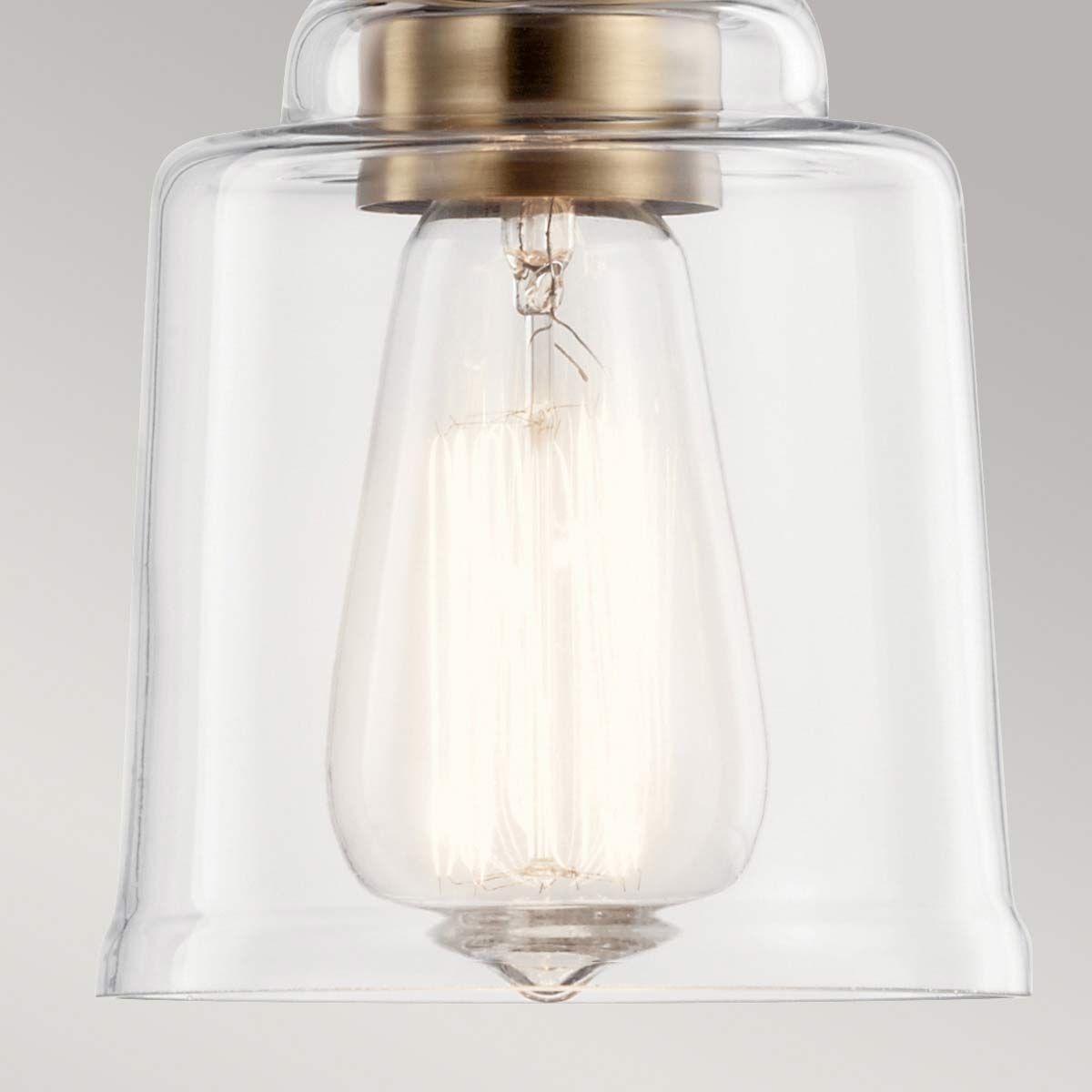 Aivian 1-flammige Pendelleuchte - Verwittertes Messing - Elsteadlighting - leuchtengrosshandel24