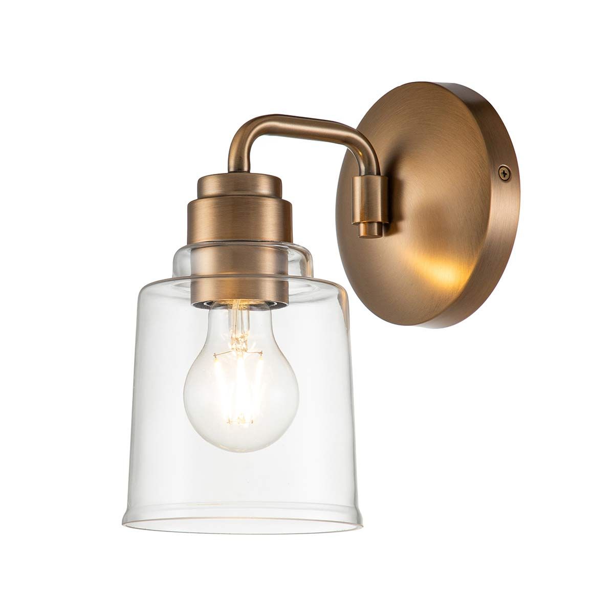 Aivian 1-flammige Wandleuchte - Verwittertes Messing - Elsteadlighting - leuchtengrosshandel24