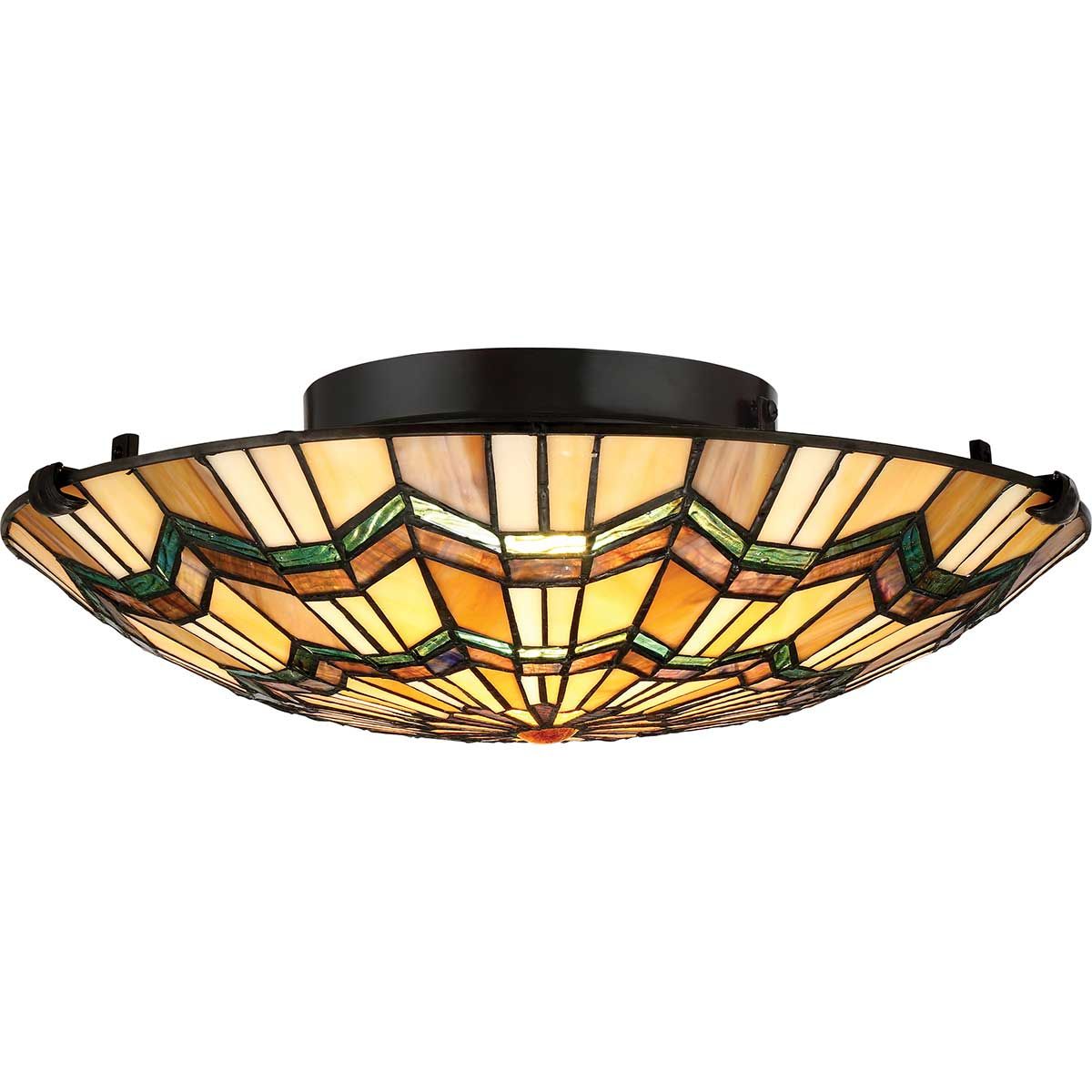Alcott 2-flammige Deckenleuchte - Valiant Bronze - Elsteadlighting - leuchtengrosshandel24