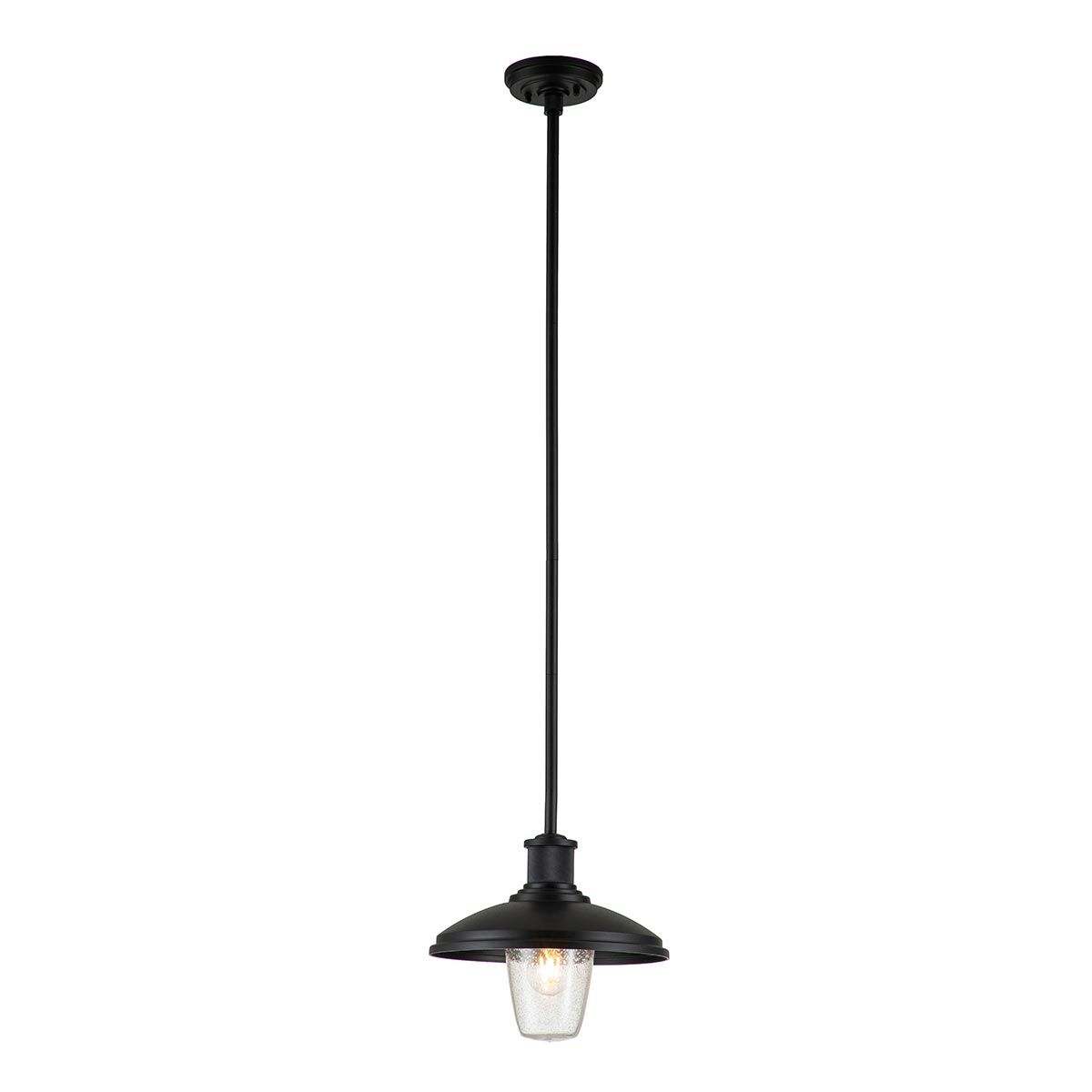 Allenbury 1 - flammige Pendelleuchte für den Außenbereich, Strukturschwarz - Elsteadlighting - KL - ALLENBURY - P - M - BKT