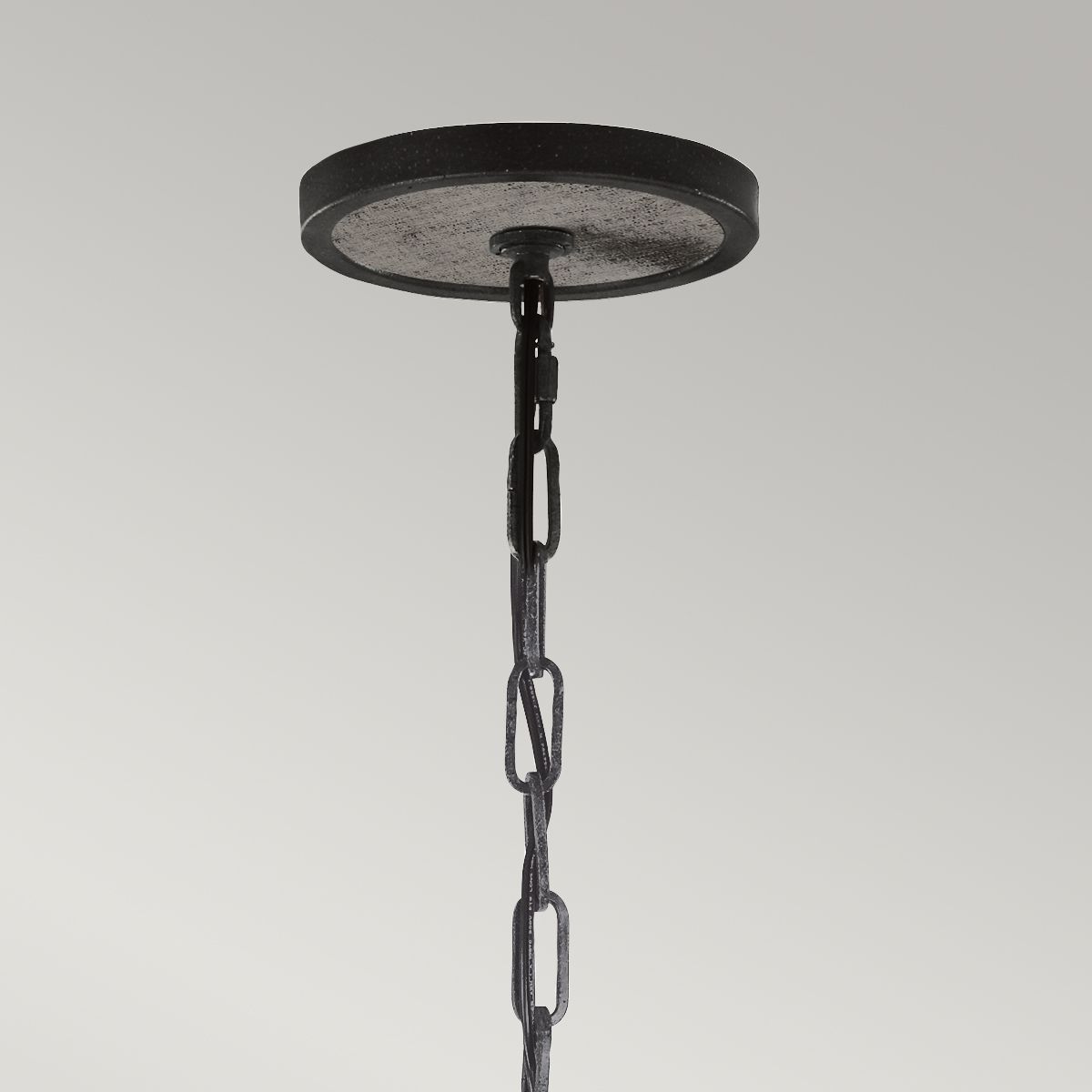 Allier 1-flammige Mini-Pendelleuchte - Verwittertes Eichenholz/Antikes Schmiedeeisen - Elsteadlighting - leuchtengrosshandel24