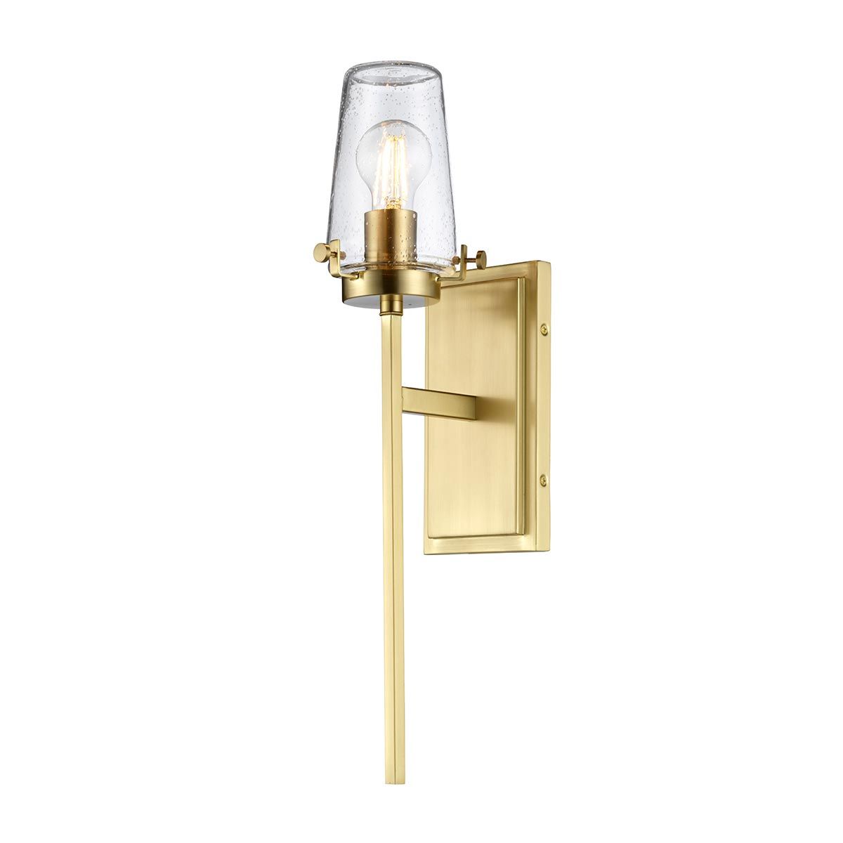 Alton 1-flammige Wandleuchte - Gebürstetes Messing - Elsteadlighting - leuchtengrosshandel24