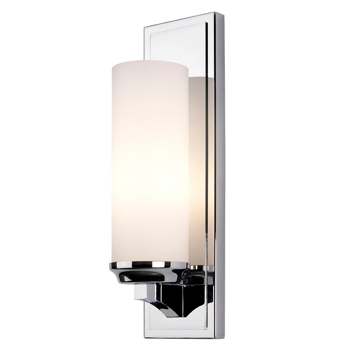Amalia 1-flammige große Wandleuchte - Poliertes Chrom - Elsteadlighting - leuchtengrosshandel24