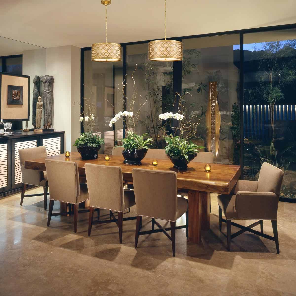 Arabella Pendelleuchte mit 3 Lichtern und Doppelhalterung, groß, Antik-Gold, Lampenschirm Elfenbein - Elsteadlighting - leuchtengrosshandel24