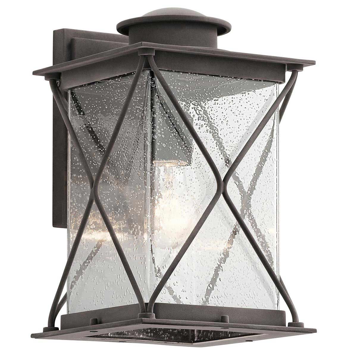 Argyle 1 - flammige, mittelgroße Außenwandleuchte, verwittertes Zink - Elsteadlighting - KL - ARGYLE2 - M