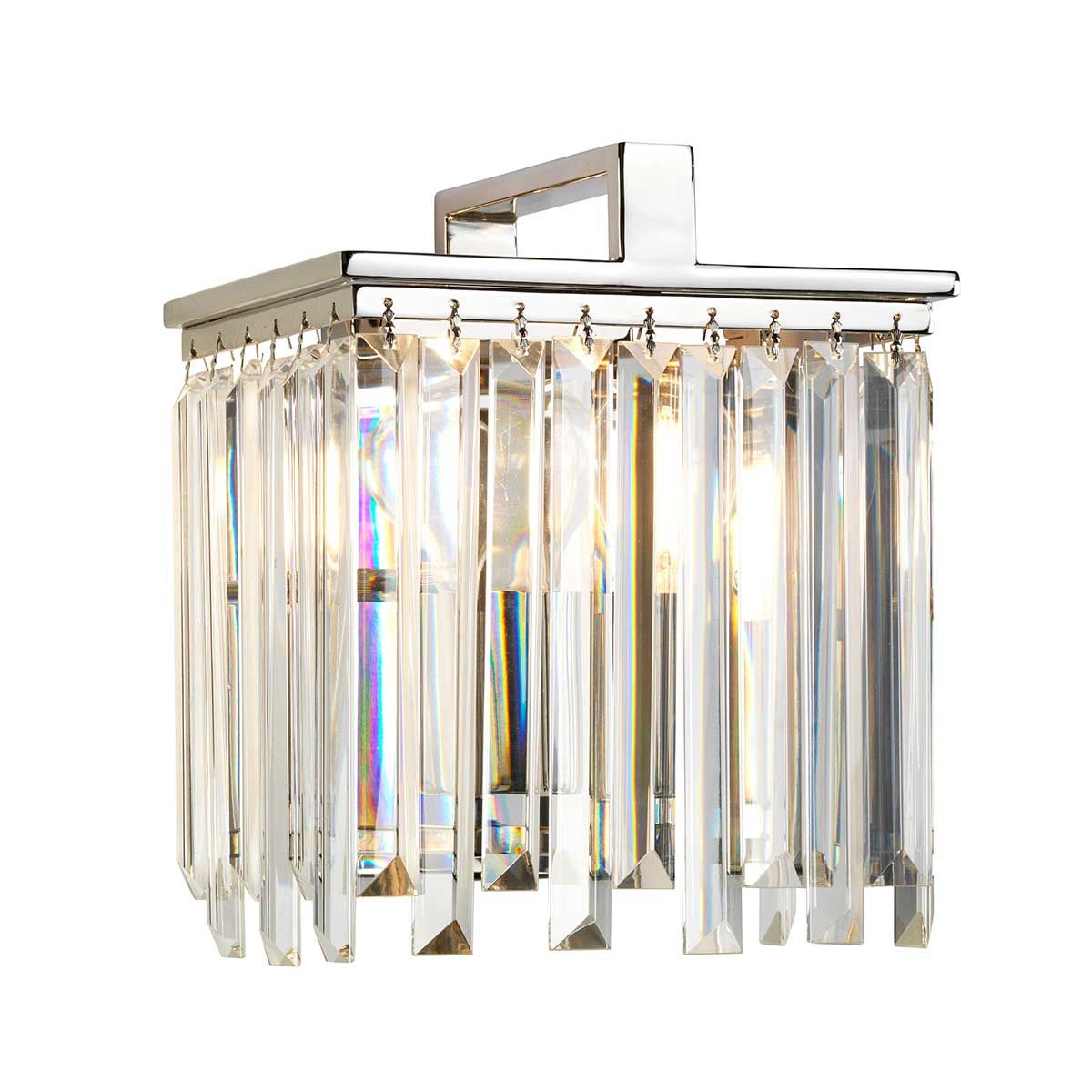 Aries 1-flammige Wandleuchte - Poliertes Nickel - Elsteadlighting - leuchtengrosshandel24