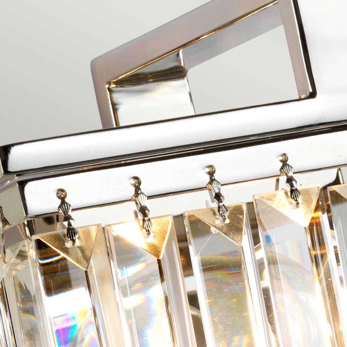Aries 1-flammige Wandleuchte - Poliertes Nickel - Elsteadlighting - leuchtengrosshandel24