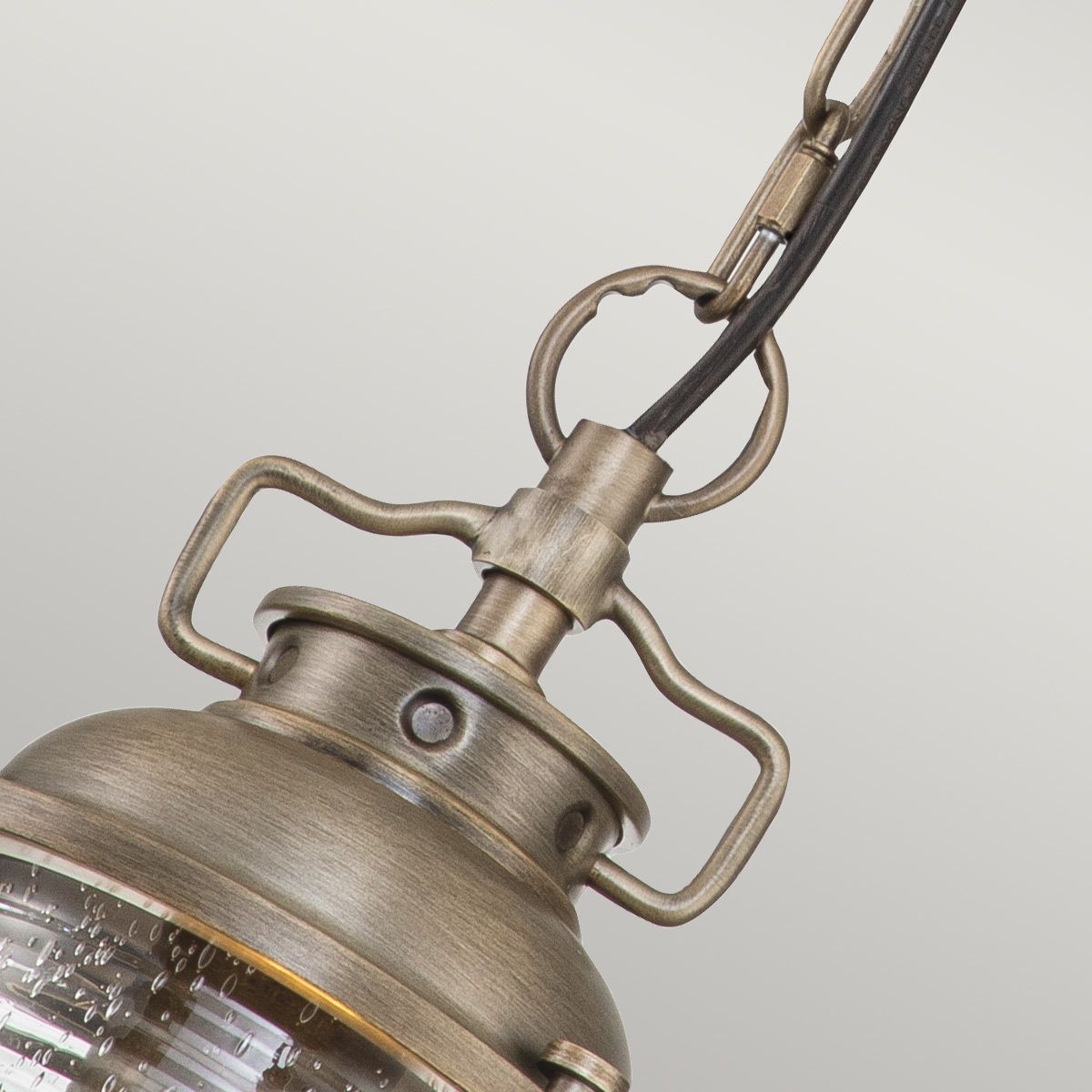 Ashland Bay 1 - flammige kleine Kettenlaterne, brünierte Bronze - Elsteadlighting - KL - ASHLANDBAY8 - S - BU