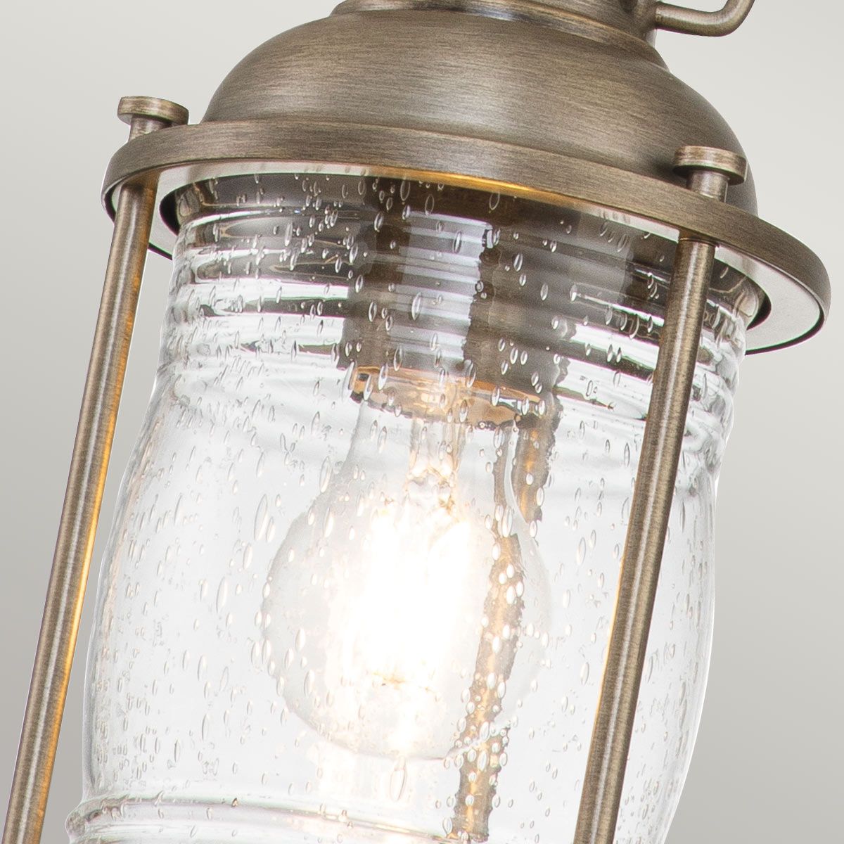 Ashland Bay 1 - flammige kleine Kettenlaterne, brünierte Bronze - Elsteadlighting - KL - ASHLANDBAY8 - S - BU