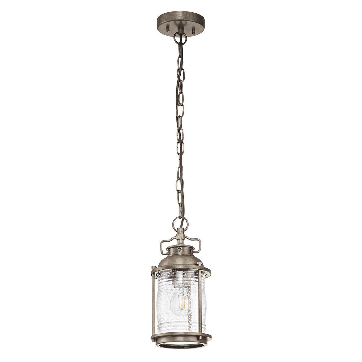 Ashland Bay 1 - flammige kleine Kettenlaterne, brünierte Bronze - Elsteadlighting - KL - ASHLANDBAY8 - S - BU