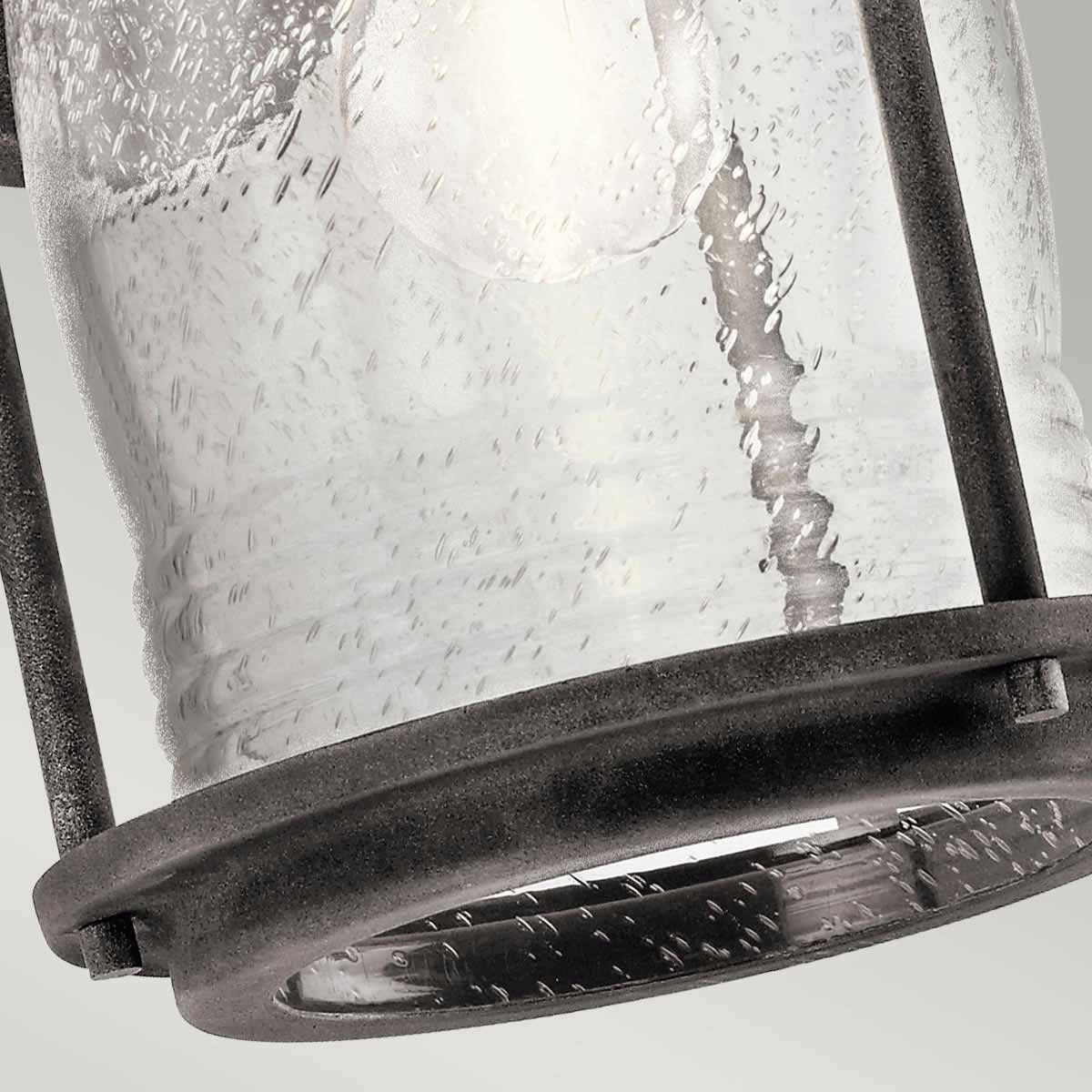 Ashland Bay 1 - flammige mittelgroße Wandlaterne, verwittertes Zink - Elsteadlighting - KL - ASHLANDBAY2 - M