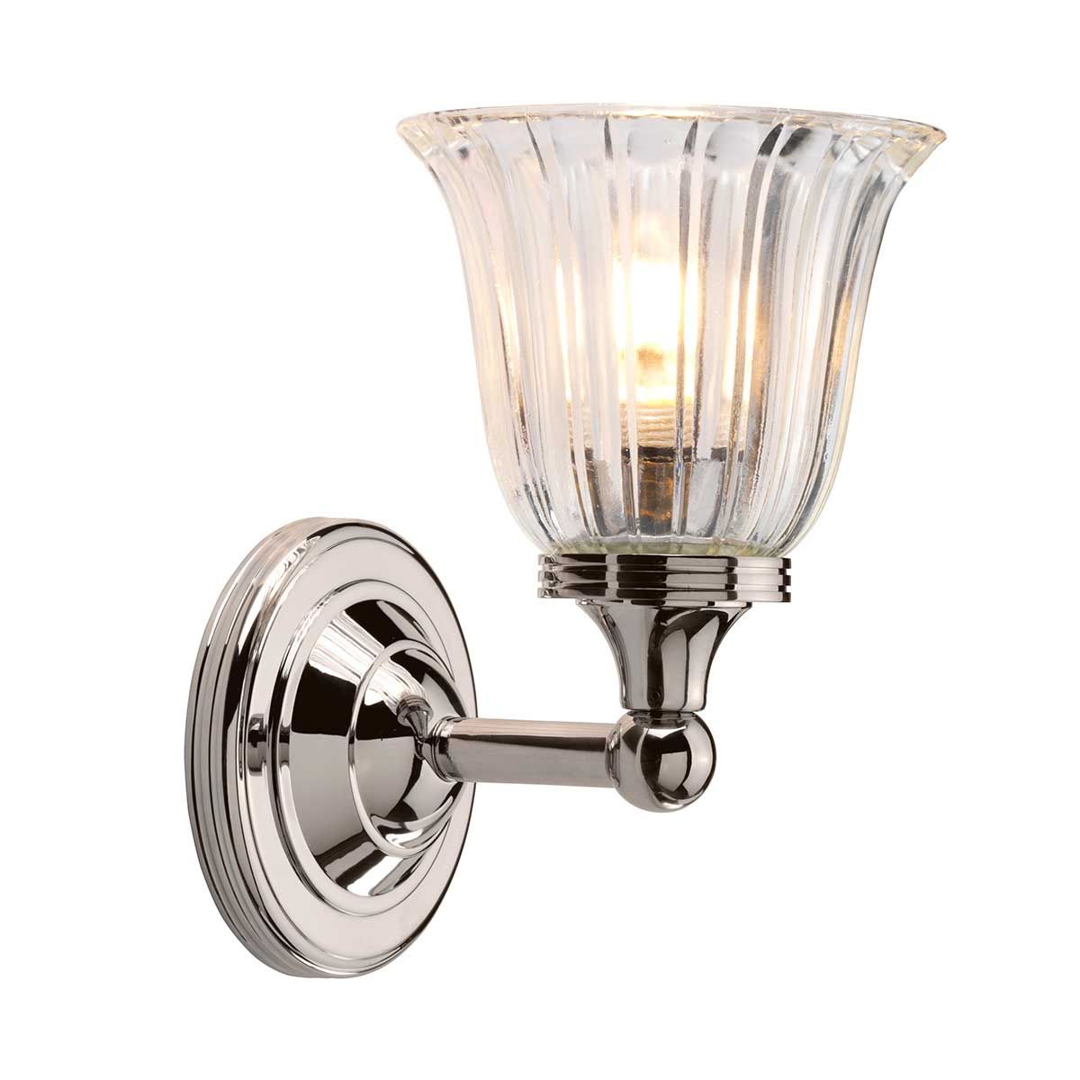Austen 1-flammige Wandleuchte - Poliertes Nickel - Elsteadlighting - leuchtengrosshandel24