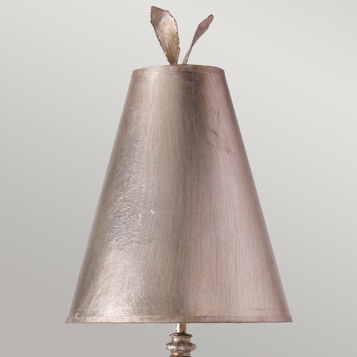 Azalea 1-flammige Tischlampe - Blattsilber - Elsteadlighting - leuchtengrosshandel24