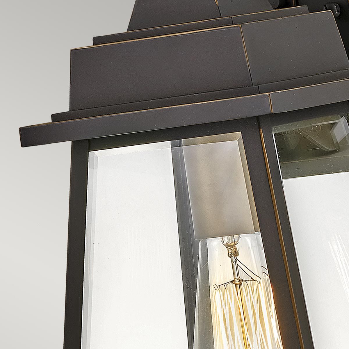Bainbridge 1 - flammige Wandlaterne - Mittelgroß - Mit Öl eingeriebene Bronze - Elsteadlighting - HK - BAINBRIDGE - M - OZ