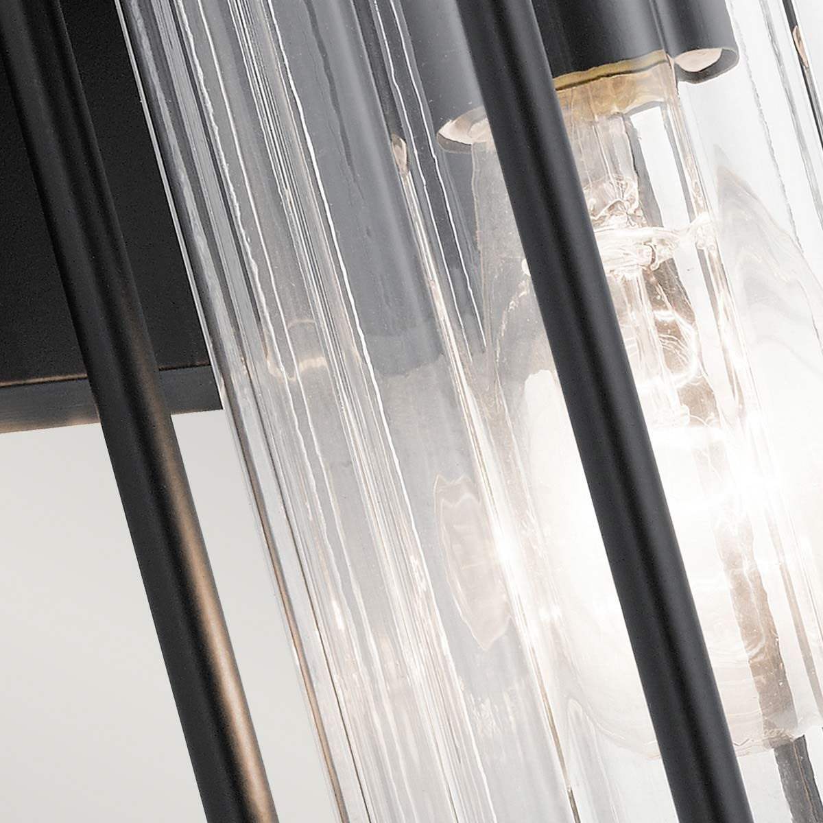 Barras 1 - flammige kleine Wandlaterne - Schwarz - Elsteadlighting - KL - BARRAS2 - S - BK