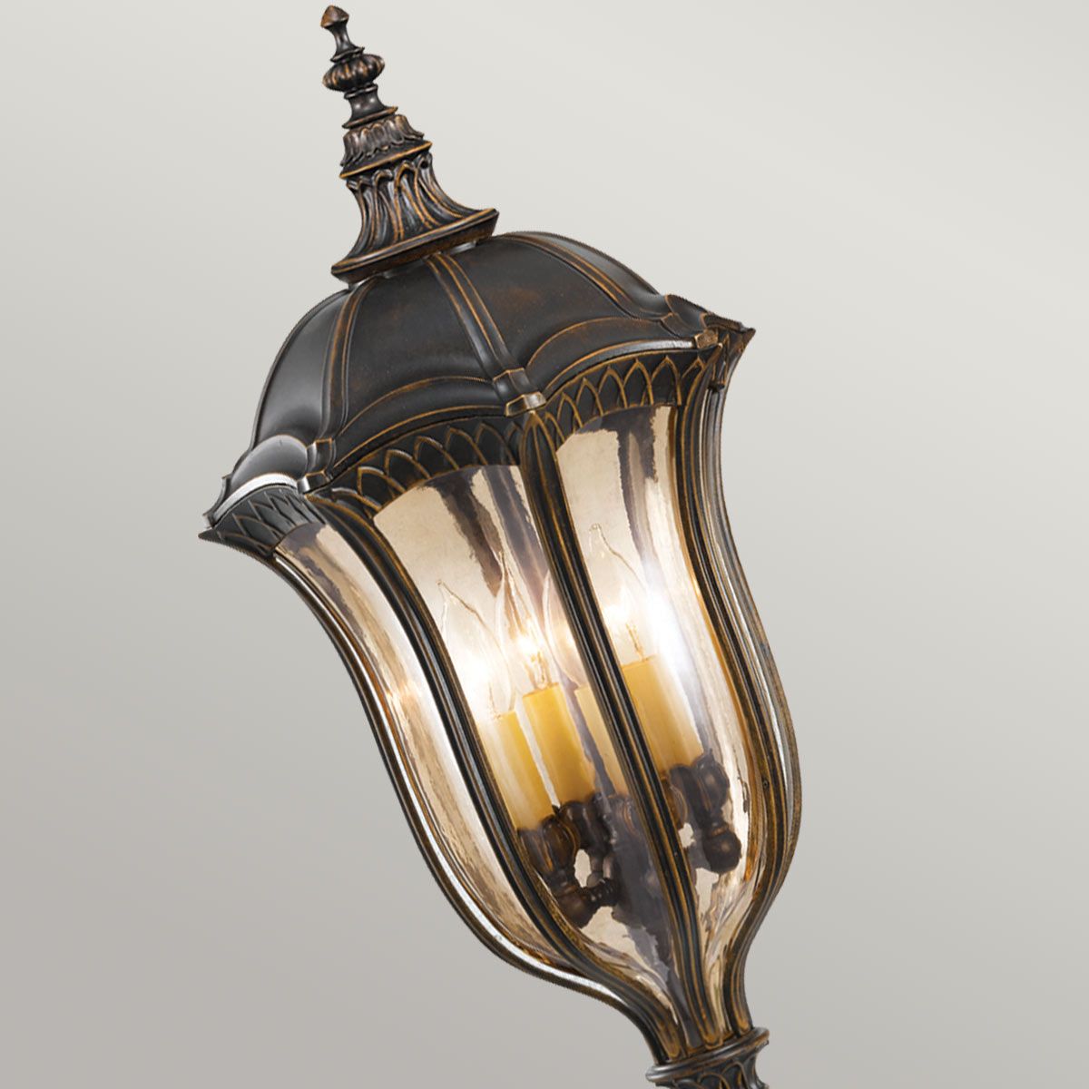 Baton Rouge Laternenpfahl mit 4 Lichtern, Walnuss - Elsteadlighting - FE - BATONRG5