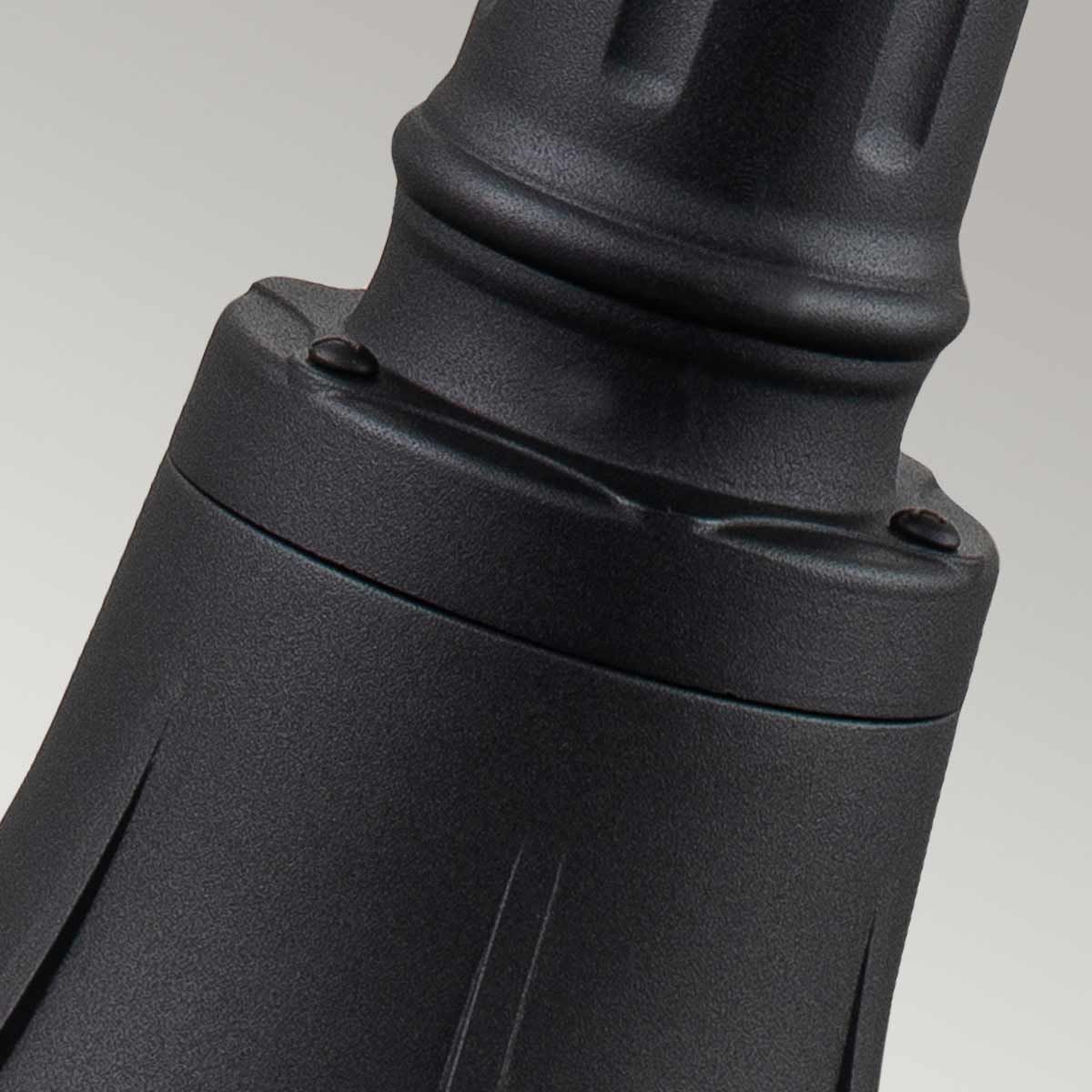 Bayview 1 - flammige mittelgroße Säulenlaterne - Schwarz - Elsteadlighting - BAYVIEW - 4M - BK