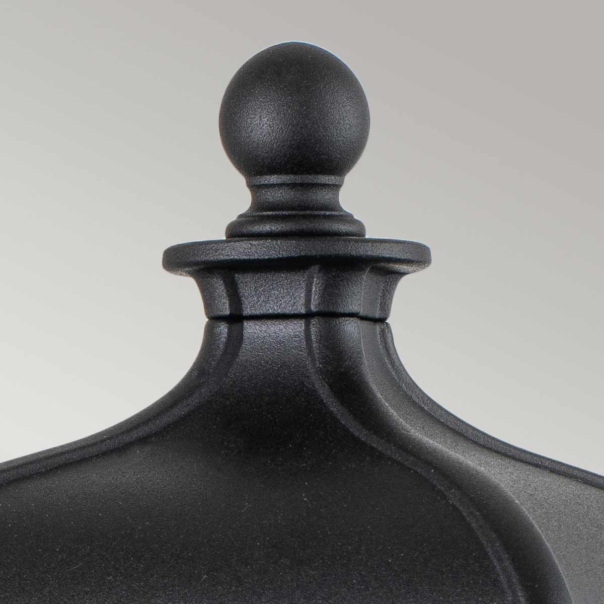 Bayview 1 - flammige mittelgroße Sockellaterne - Schwarz - Elsteadlighting - BAYVIEW - 3M - BK