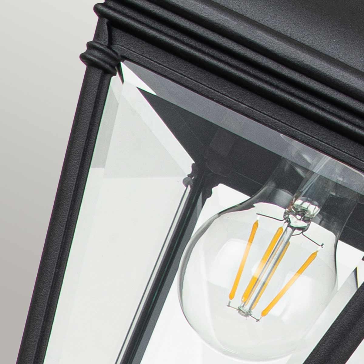 Bayview Kettenlaterne, 1 Licht, mittelgroß, Schwarz - Elsteadlighting - BAYVIEW - 8M - BK