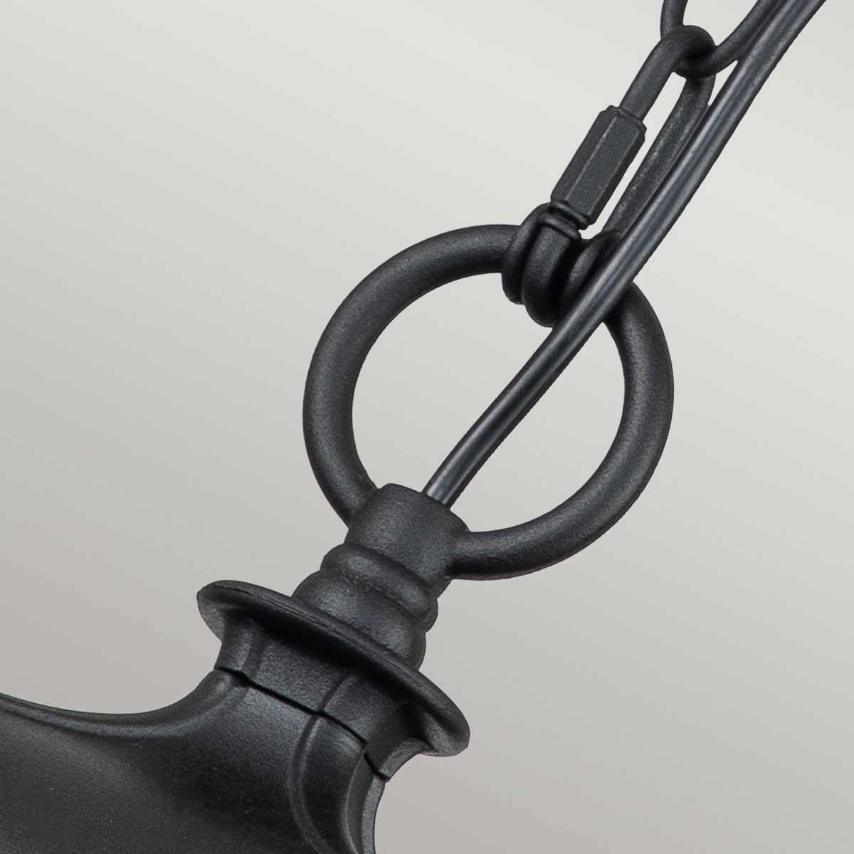 Bayview Kettenlaterne, 1 Licht, mittelgroß, Schwarz - Elsteadlighting - BAYVIEW - 8M - BK