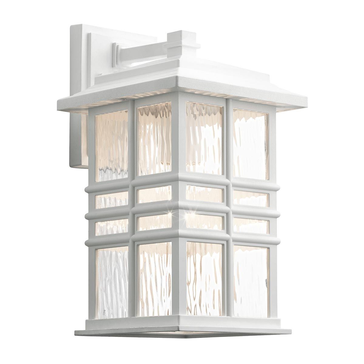 Beacon Square 1 - flammige mittelgroße Wandlaterne - Weiß - Elsteadlighting - KL - BEACON - SQUARE - M - WHT