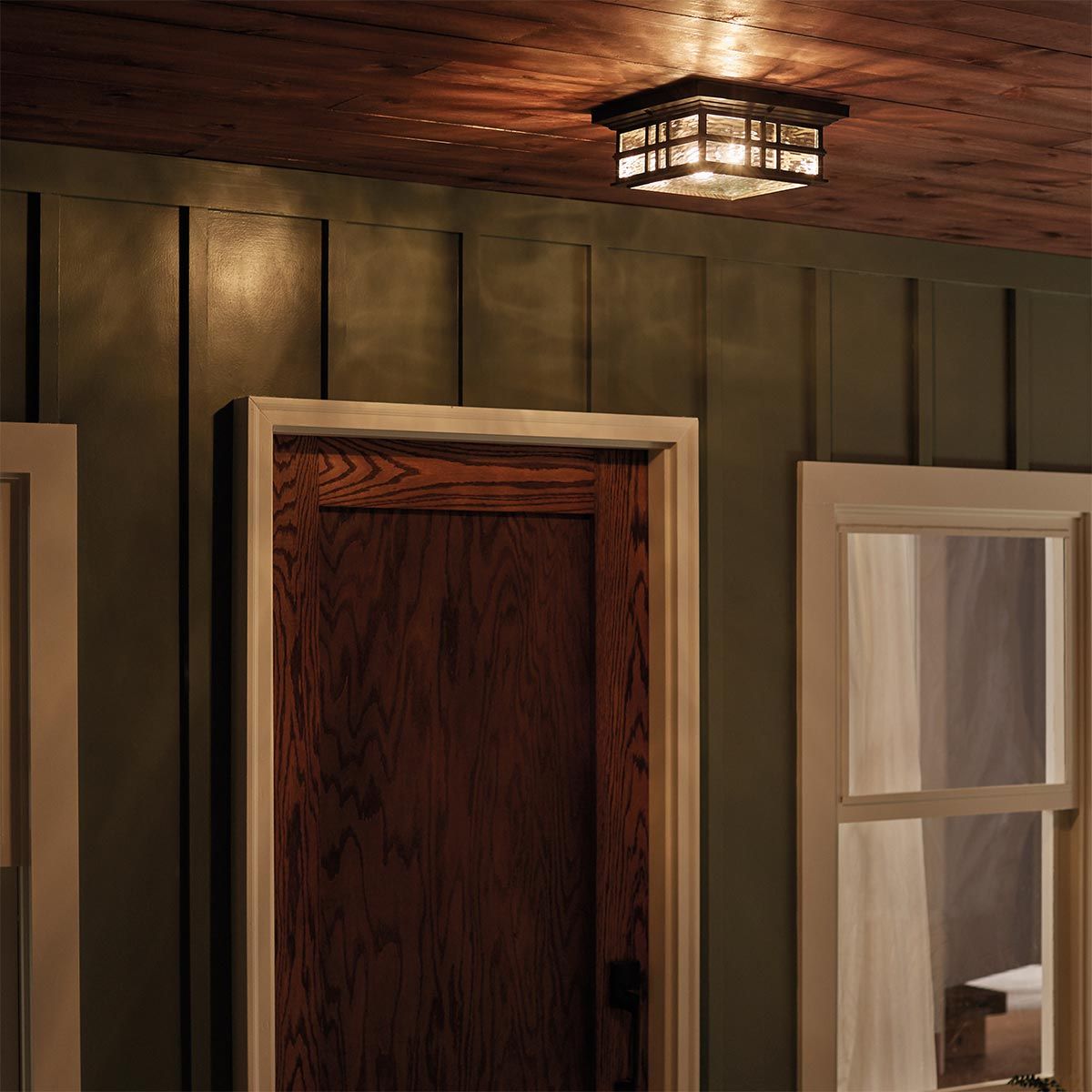 Beacon Square 2 - flammige Deckenleuchte - Olde Bronze - Elsteadlighting - KL - BEACON - SQUARE - F - OZ