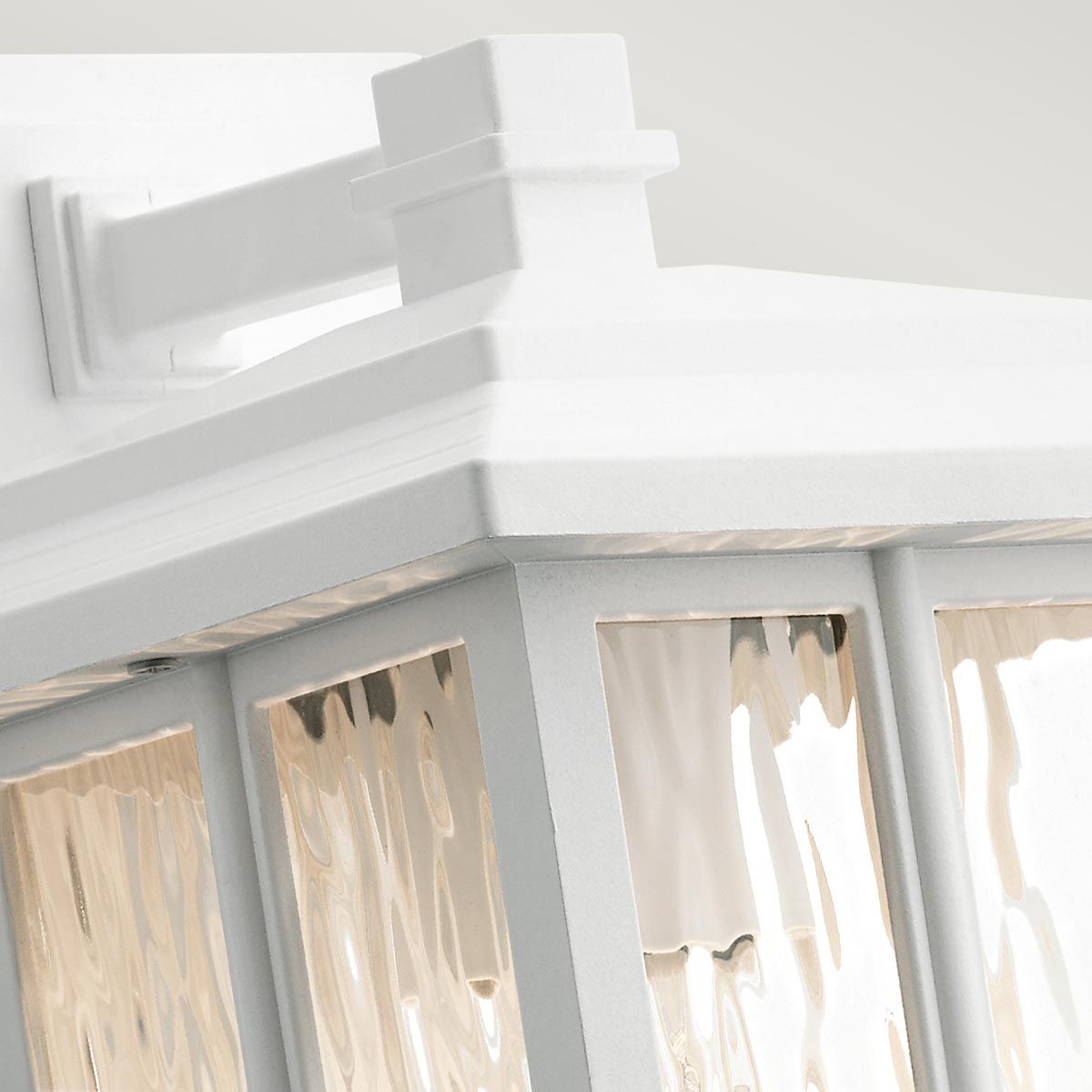 Beacon Square Kleine Wandlaterne mit 1 Licht, Weiß - Elsteadlighting - KL - BEACON - SQUARE - S - WHT